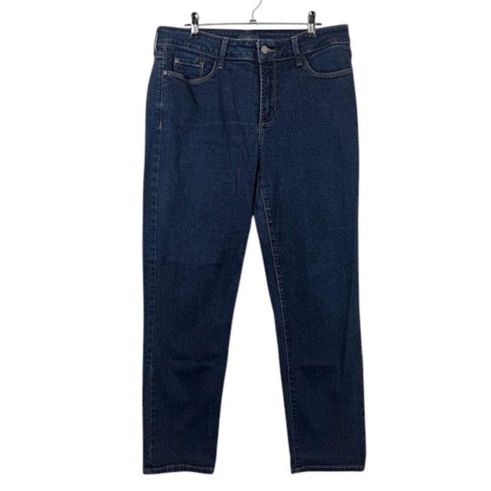 NYDJ Lift Tuck Technology Ankle Cut Jeans‎ Medium Wash Size 10